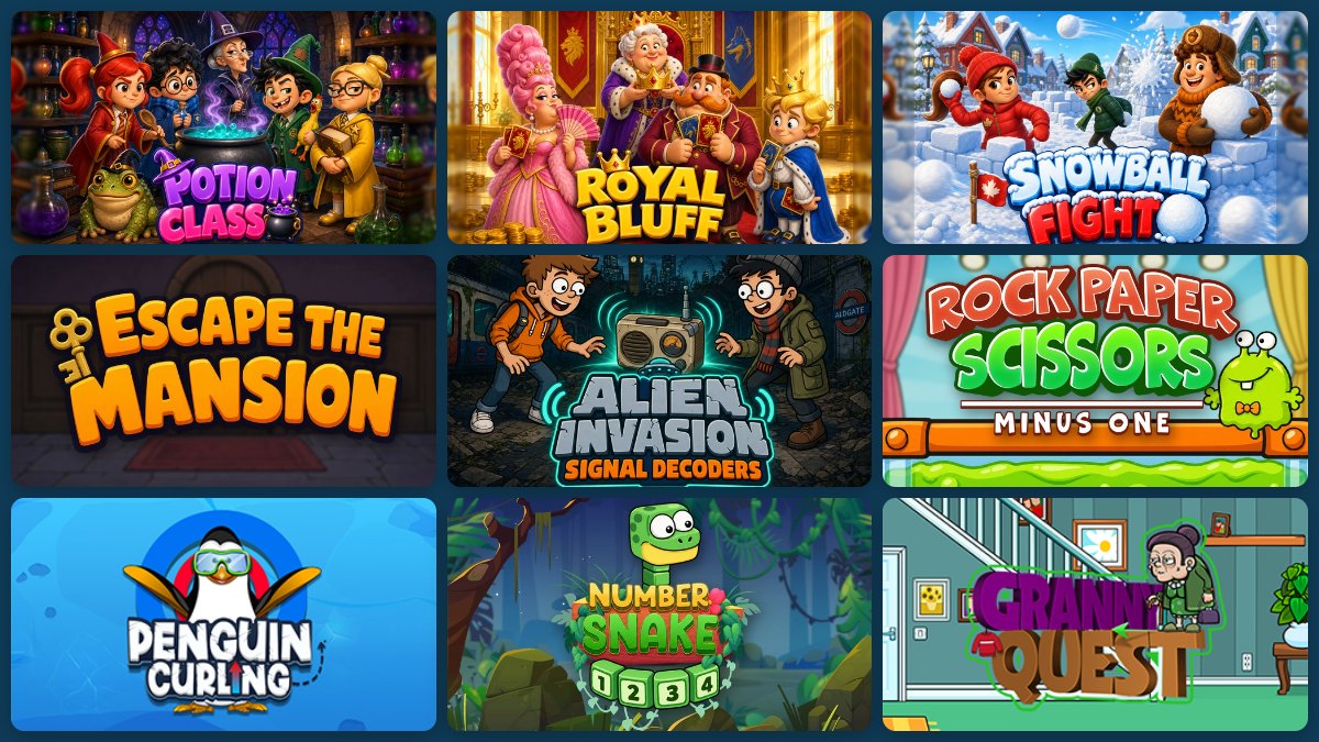 Mini Games October Update: 5 New Games, Tappables and More Free Play