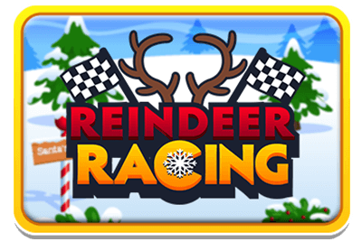 Festive Alexa game where players cheer on racing reindeer